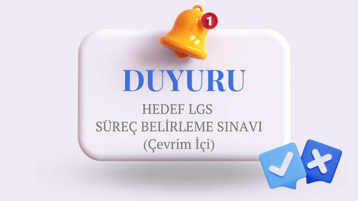 Çevrim İçi Sınav Duyurusu (4-5. Sınav)